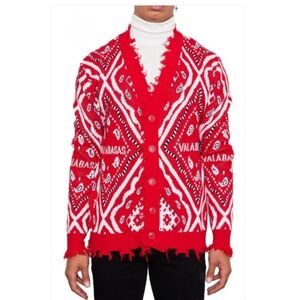 Valabasas The Pledge Button Down Cardigan UNISEX Size Small Urban Streetwear